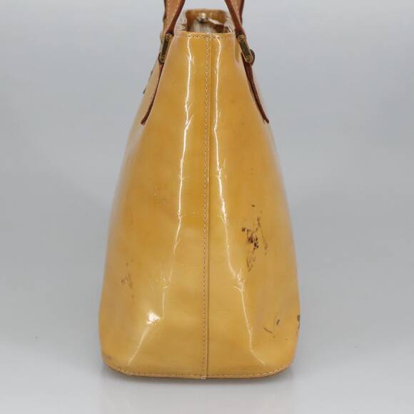 LOUIS VUITTON Monogram Vernis Houston Hand Bag Beige M91004 - Picture 4 of 13